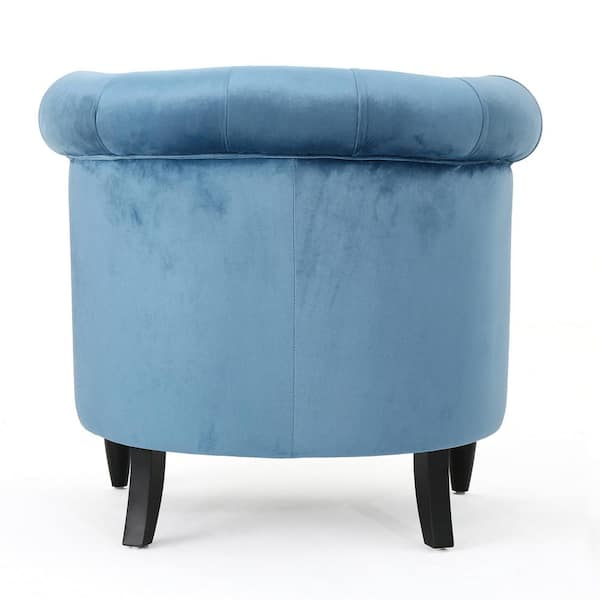 Aqua velvet chair discount