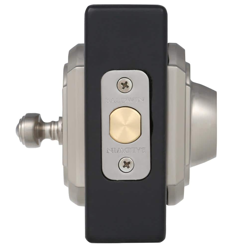 Satin Nickel Single Cylinder Arched Deadbolt with SmartKey