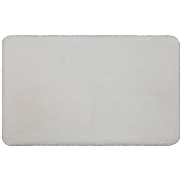 Mohawk Home Lavish Plush Arctic White 27 in. x 45 in. Bath Mat