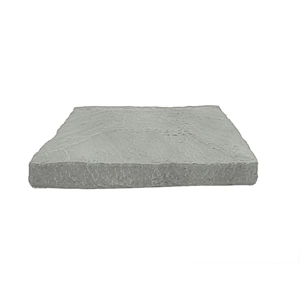 GenStone 13.5 in. x 13.5 in. Northern Slate Faux Stone Flat Pillar Cap Siding