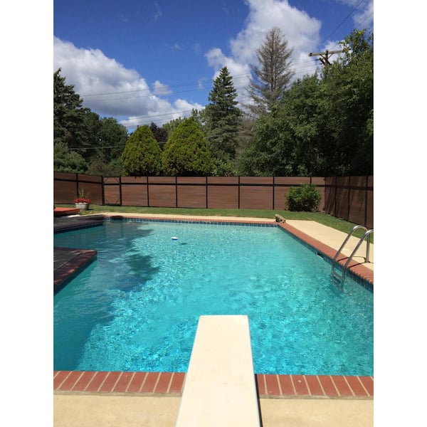 Infinity Euro 6-ft H x 4-ft W King Cedar Composite Fence Gate