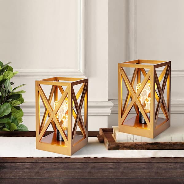 WINGBO 8.9 in. (2-Pack) Retro Battery Powered Table Lamps WBTL-JH03-NW -  The Home Depot