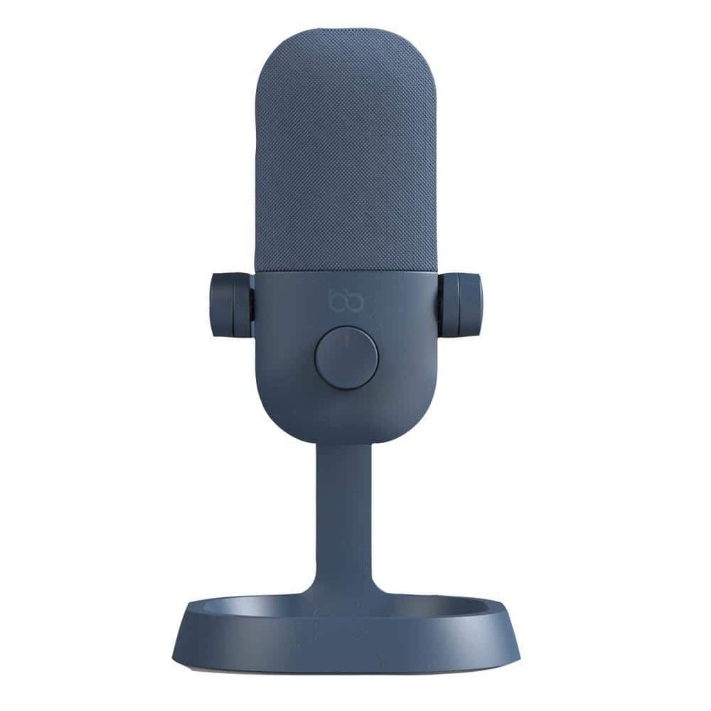 Babbl USB-C Plug and Play Microphone for Podcasting, Streaming, Gaming,  Vlogging and Recording on PC and Mac Serene Blue BB5115 - The Home Depot