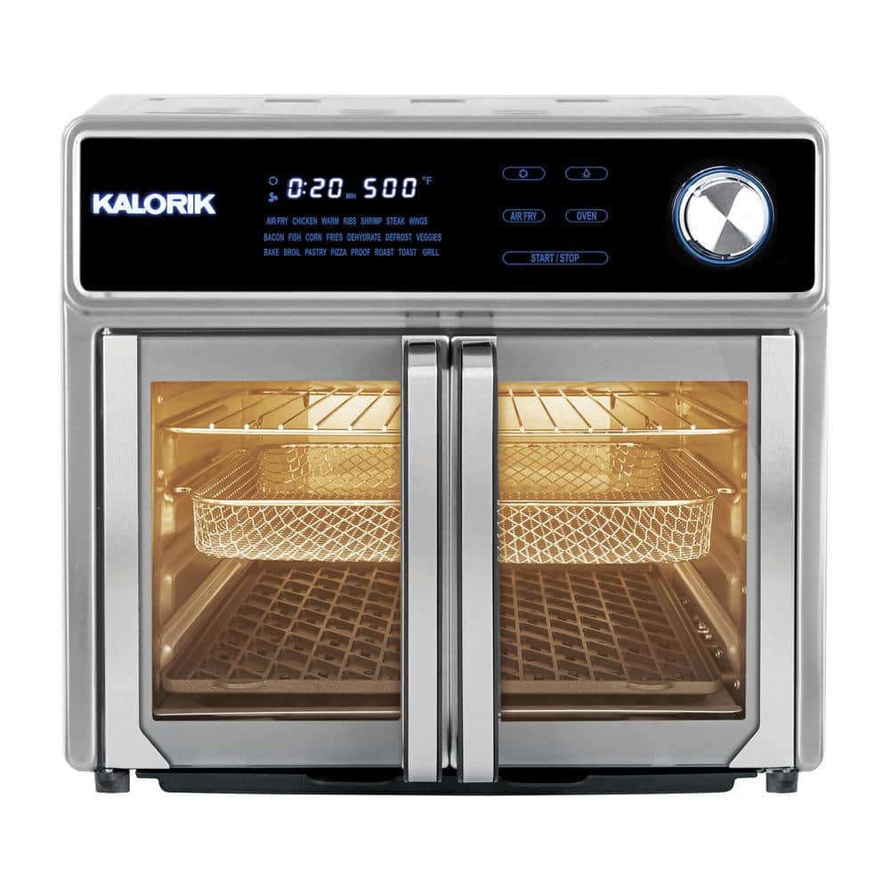 Kalorik 26 Quart Stainless Steel Digital Air Fryer Oven Grill