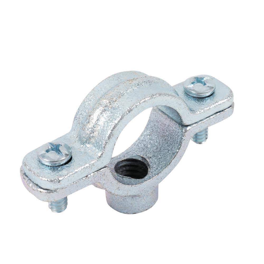 Oatey 1 in. Galvanized Split Ring Pipe Hanger 33553 The Home Depot