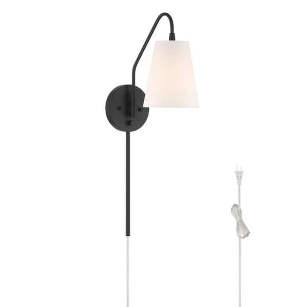Hunter Hunter Valley Park 6 in. 2 Light Matte Black Wall Sconce