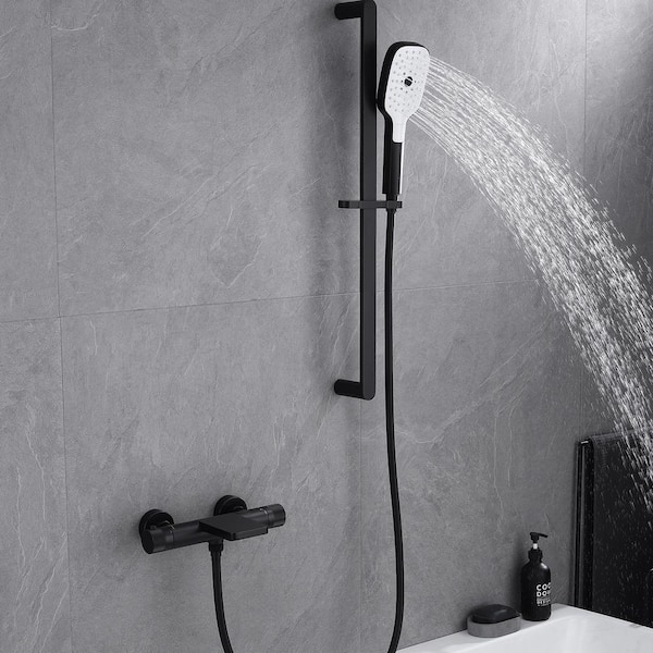 Spray Tub And Shower Faucet With, Attach Hand Shower To Bathtub Faucet