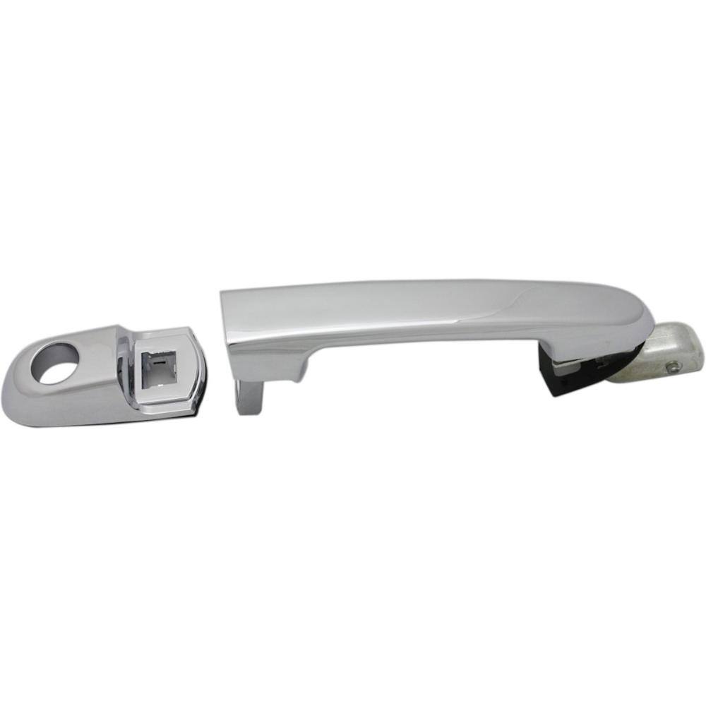 Exterior Door Handle Compatible with Hyundai Accent 2006-2011 Chrome With Key Hole Front, Passenger Side price history on PriceWatchPro