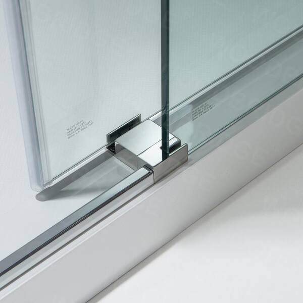 ᐅ【WOODBRIDGE Frameless Shower Doors 56-60 Width x 76Height