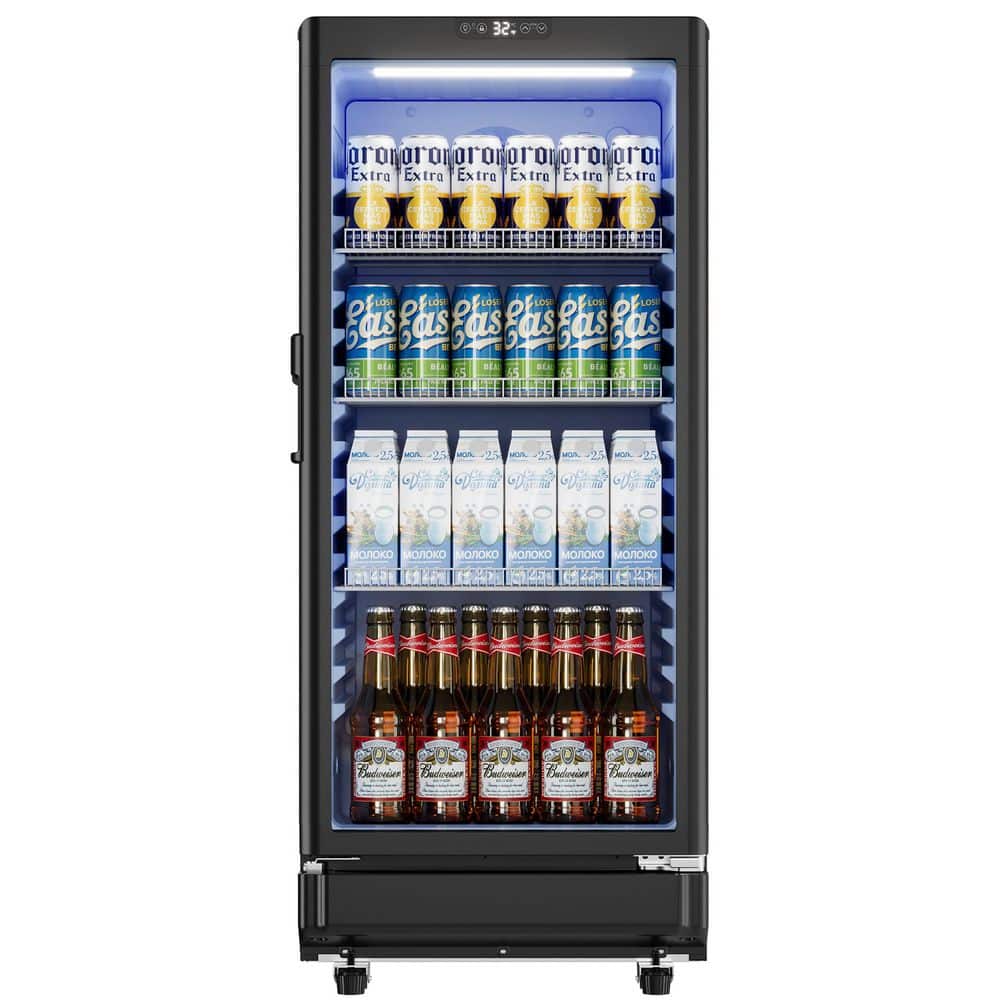 21.3 in. W Single Zone 220-Cans Freestanding/Built-in Beverage Refrigerator Cooler in Black with Interior Light price history on PriceWatchPro