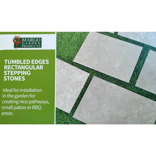 MJSI 24 in. x 16 in. x 0.75 in. Rectangle Antique Vanilla Porcelain Paver (12-Piece/ 32 sq. ft.)