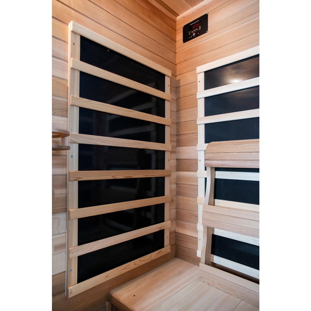 Sedona Compact Cedar Wood 1-Person Infrared Sauna