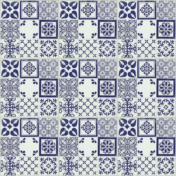Lucida USA (Sample) BaseCore Sardinian Multiple Colors/Finishes Patterned Look 12-mil Water Resistant Peel and Stick Vinyl Tile