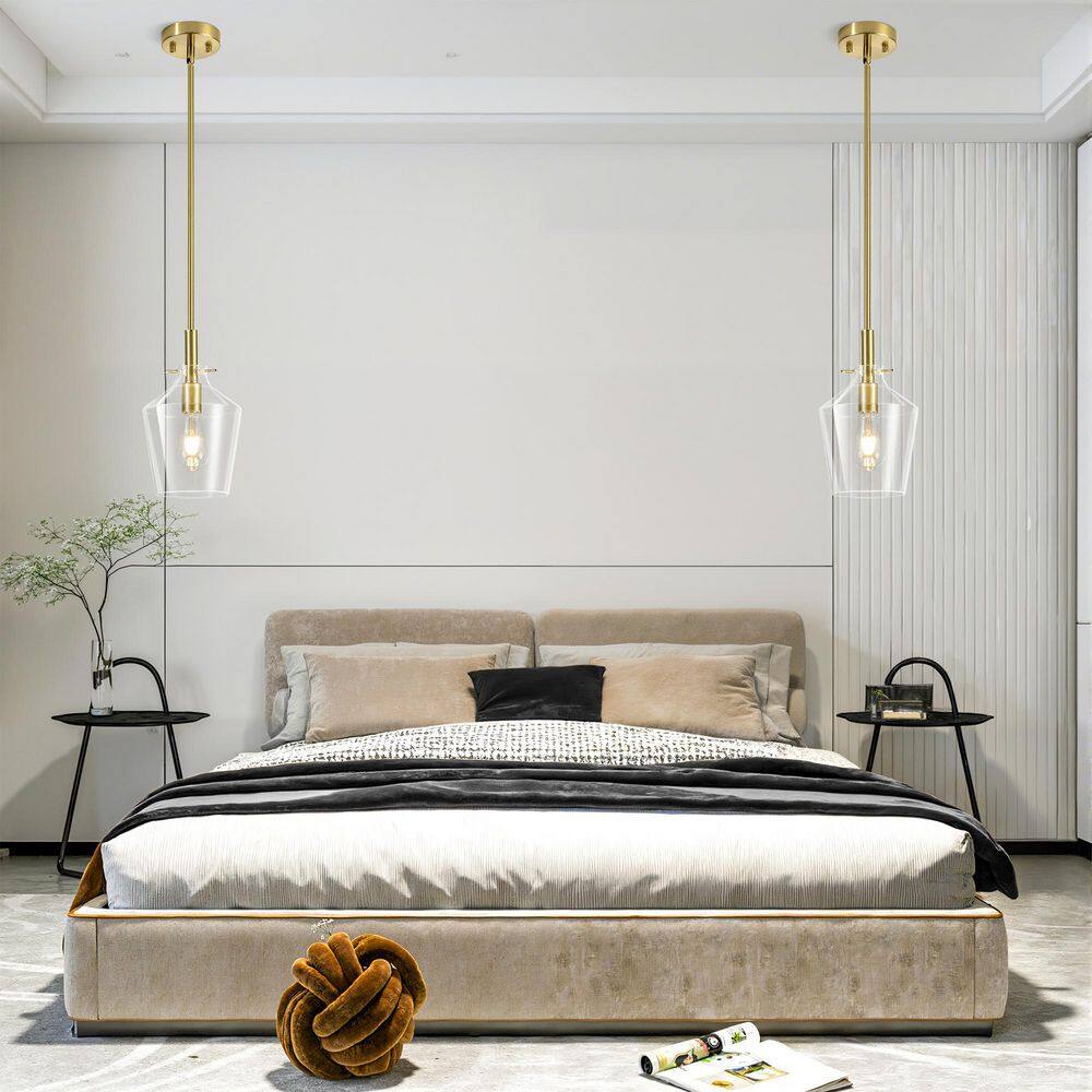RayHome 7. 88in 1-Light Modern Gold Adjustable Height Pendant Light with Hammered Glass for Kitchenisland Bedroom price history on PriceWatchPro