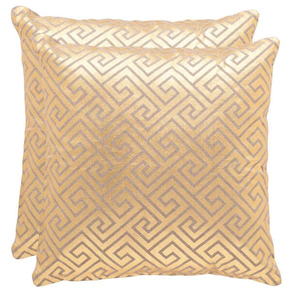 Safavieh Jayden Metallic Pillow (Set of 2)
