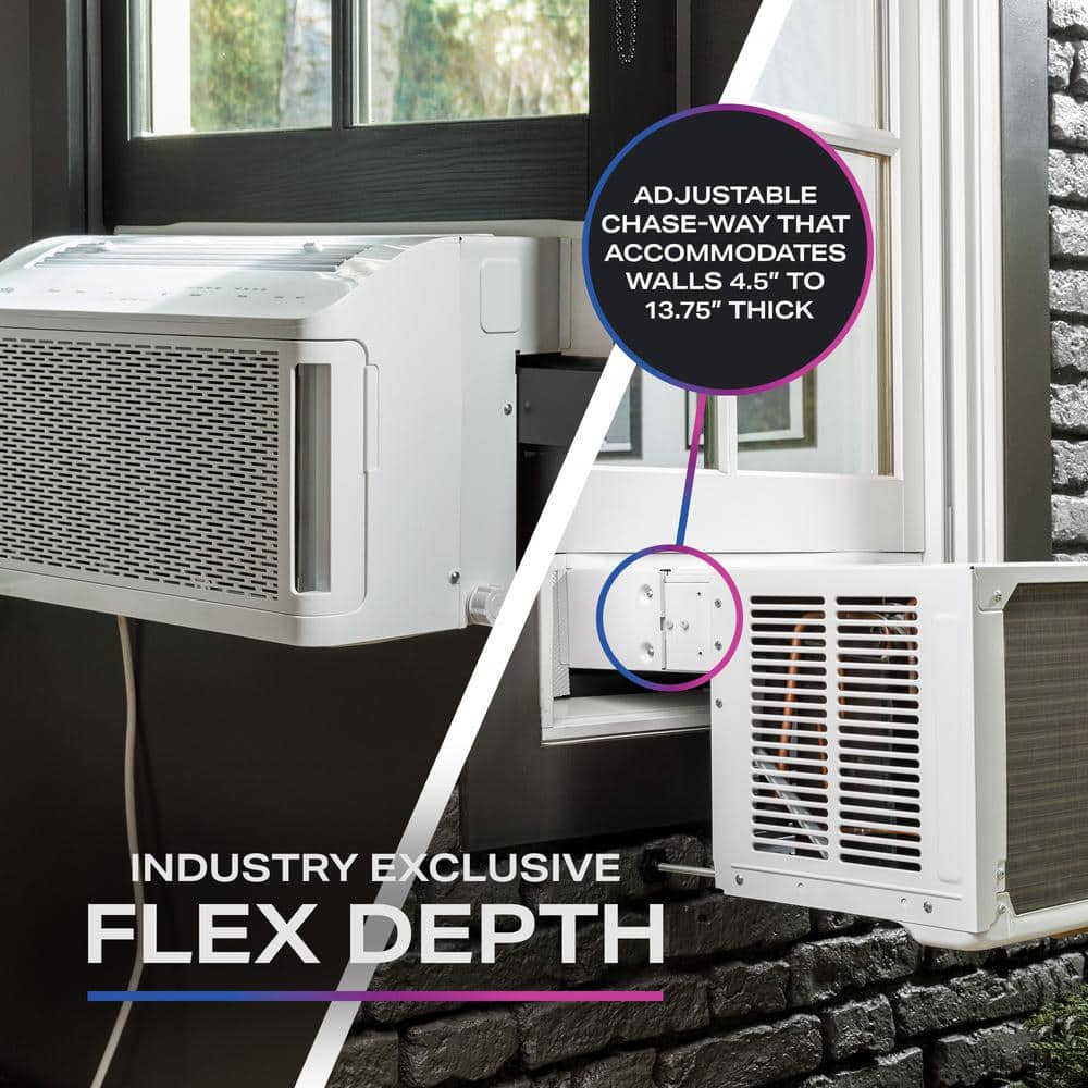 White Energy Star Ultra Quiet Window Air Conditioner with Remote