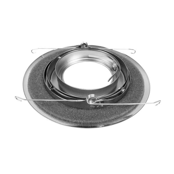 Nicor 6 In Nickel Recessed Gimbal Ring Trim 17558nk The Home Depot