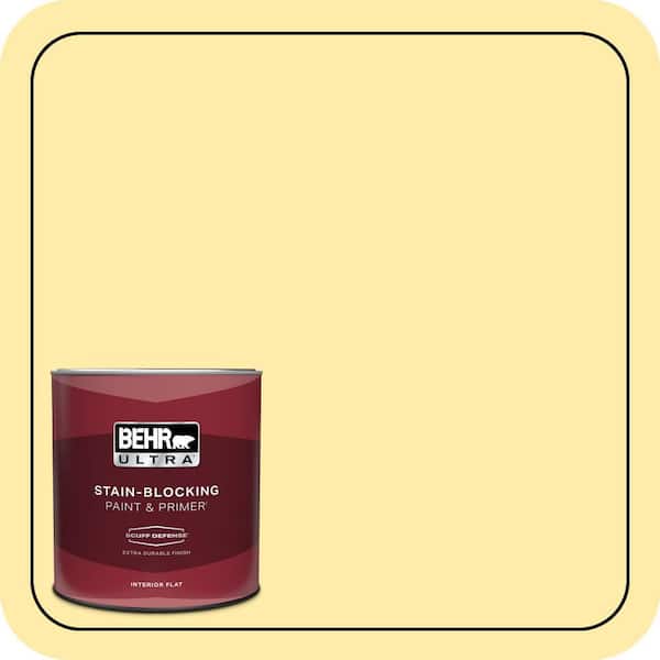 BEHR ULTRA 1 qt. #P300-3 Rite of Spring Extra Durable Flat Interior Paint & Primer