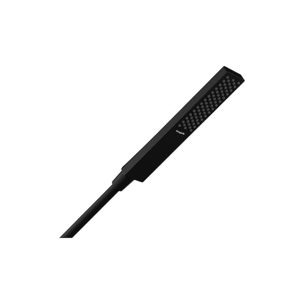 Hansgrohe Pulsify E 1-Spray Patterns 1.75 GPM 1.58 in. N/A Handheld Shower Head in Matte Black