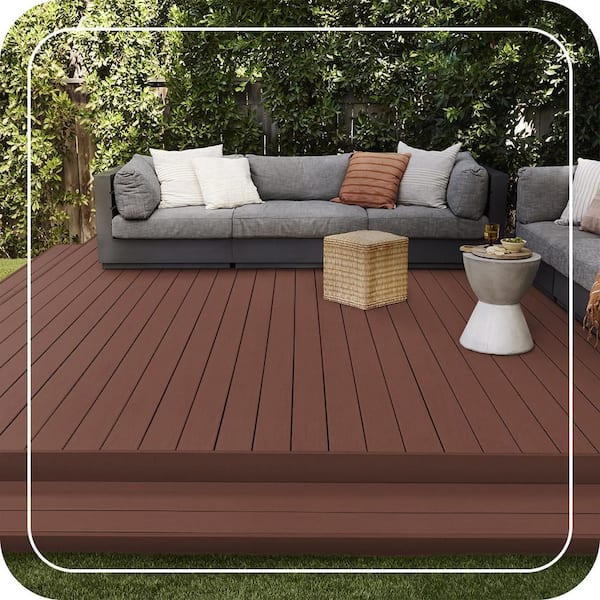 BEHR DECKplus 1 gal. #S170-7 Dark Cherry Mocha Solid Color BEHR DECKplus 1 gal. #S170-7 Dark Cherry Mocha Solid Color