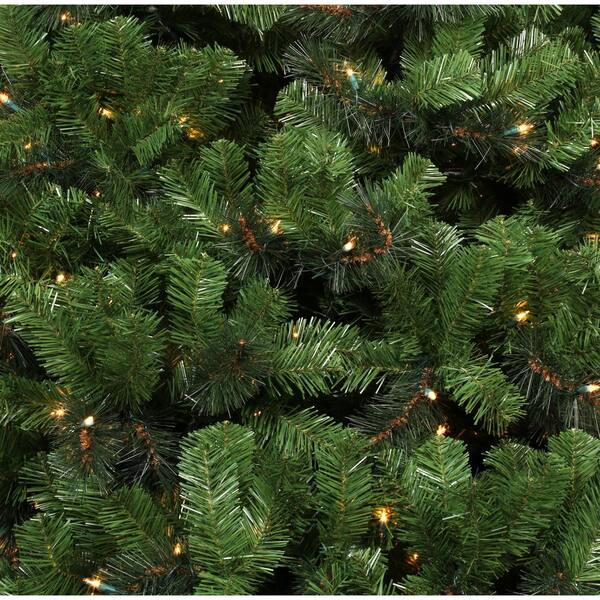 Home Accents Holiday - 12 ft. Noble Fir Quick-Set Artificial Christmas Tree with 1450 Clear Lights