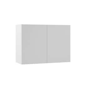 Designer Series Edgeley Assembled 33x24x12 in. Wall Kitchen Cabinet in White