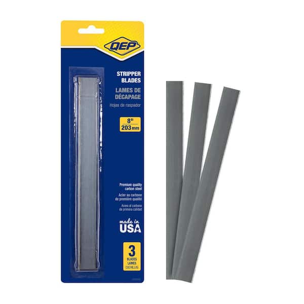 8 in. Replacement Razor Blade for Adjustable Floor Scraper and Stripper (3-Pack)