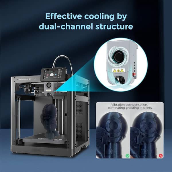 phyfalip 3D Printer Fully Auto Leveling FDM 3D Printer with