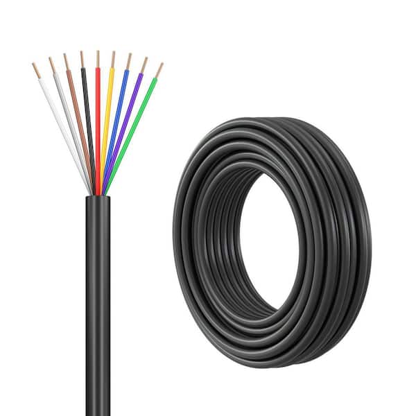 18/9 Solid Copper Sprinkler Wire 30 ft. UV Resistant PVC Jacket Direct Burial for Irrigation Systems