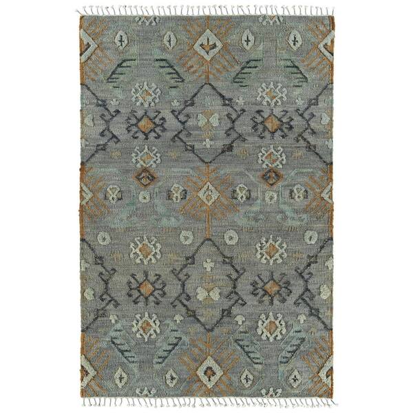 Kaleen Alejandra Slate 8 ft. x 10 ft. Area Rug