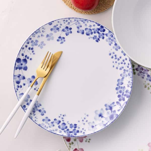 Noritake Bloomington Road Blue 10.5 in. (Blue) Porcelain Dinner