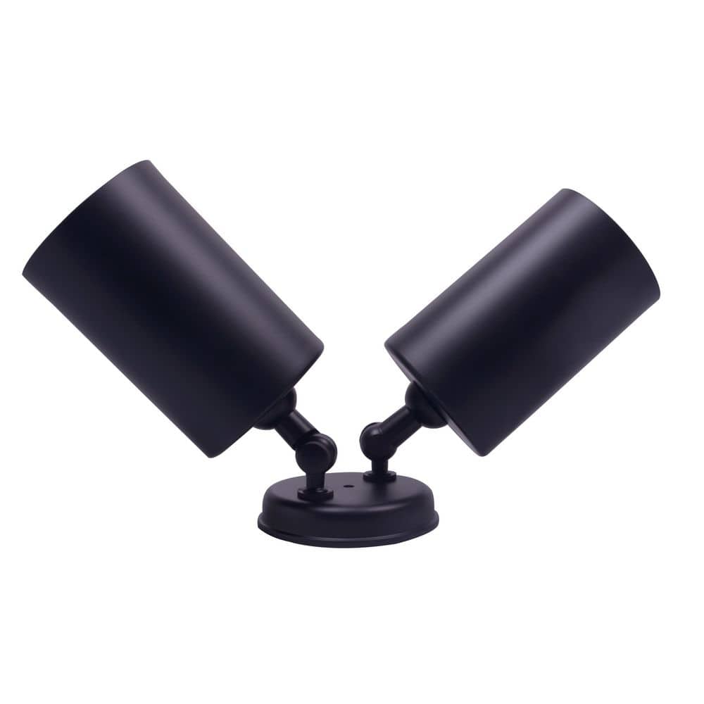 Black Double Cylinder Adjustable Security Flood Light