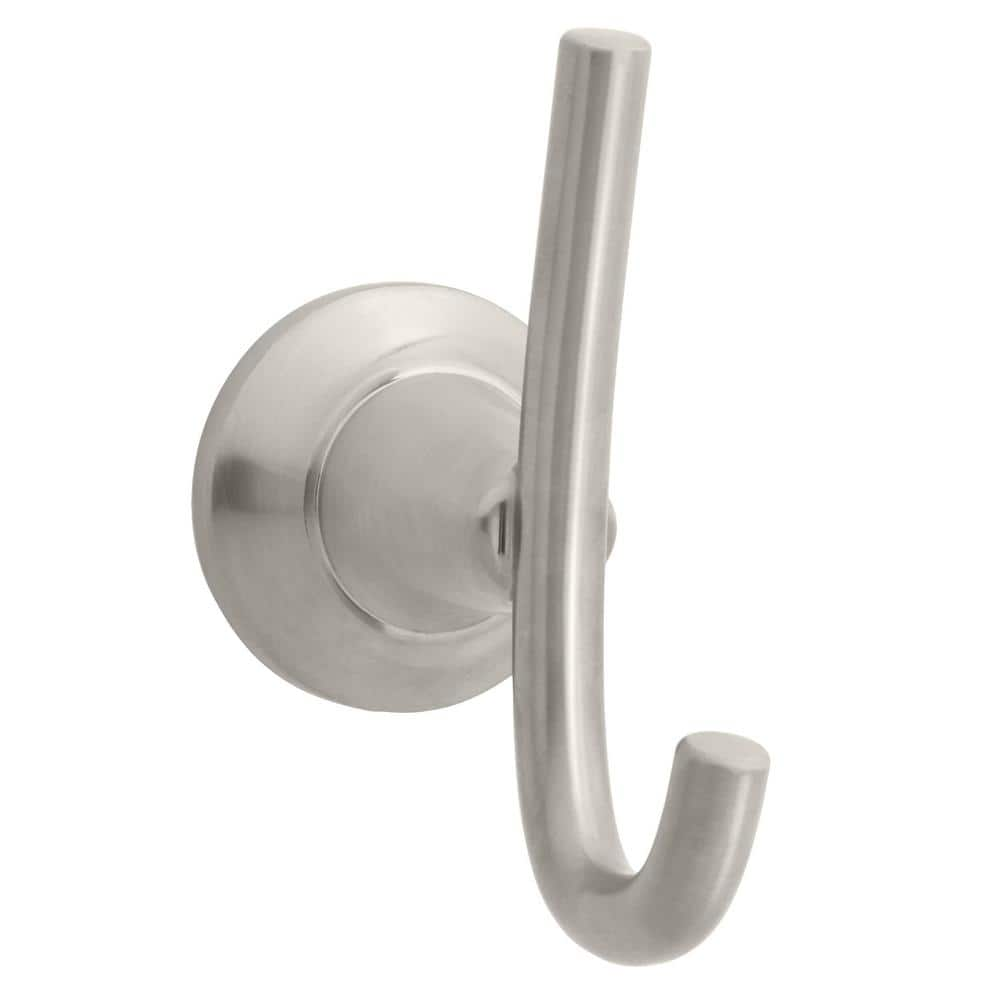 Glacier Bay Constructor Single Robe Hook in Brushed Nickel 20118-2204 ...