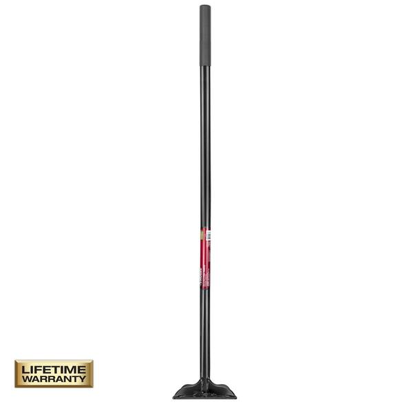 Husky 51 in. Steel Handle 8 in. x 8 in. Tamper 77335-949 - The