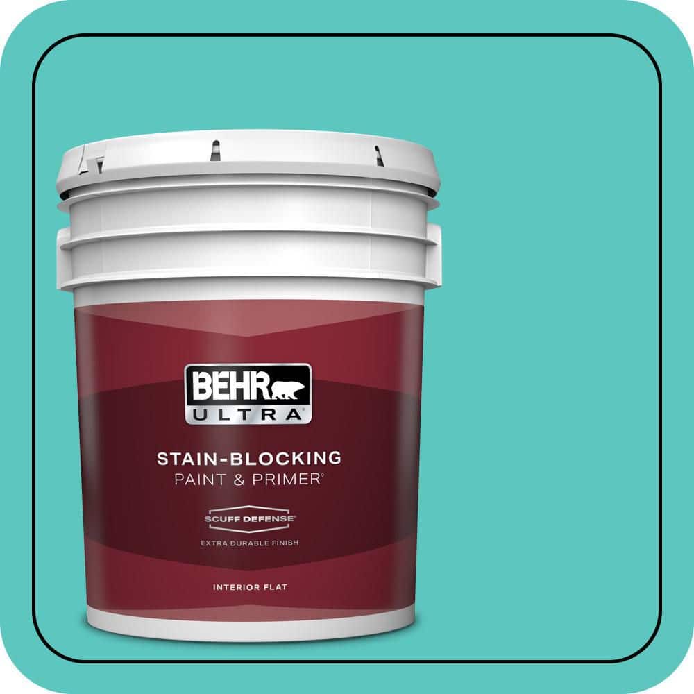 5 gal. #490B-4 Sea Life Extra Durable Flat Interior Paint & Primer price history on PriceWatchPro