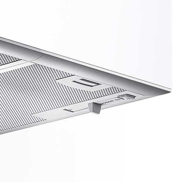 Bosch 500 Series 30 In Custom Insert Range Hood With Lights In Stainless Steel Dhl755buc The Home Depot