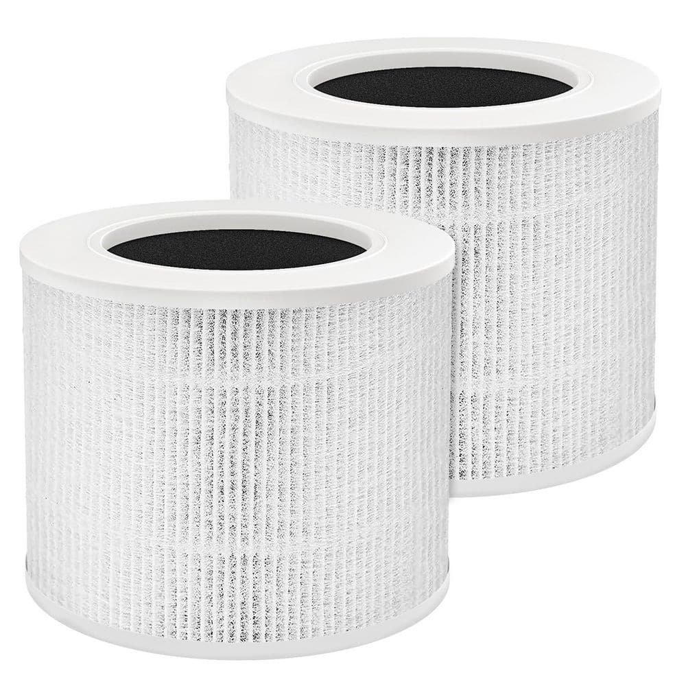 3-in-1 True HEPA Air Purifier Filter Replacement with Activated Carbon for LEVOIT Core Mini, 2 Pack price history on PriceWatchPro