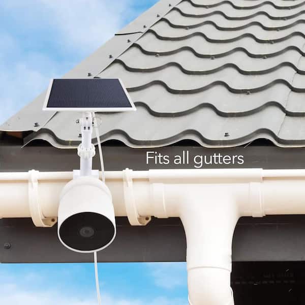 Wasserstein 2-in-1 Gutter Mount for Google Nest Cam (Battery
