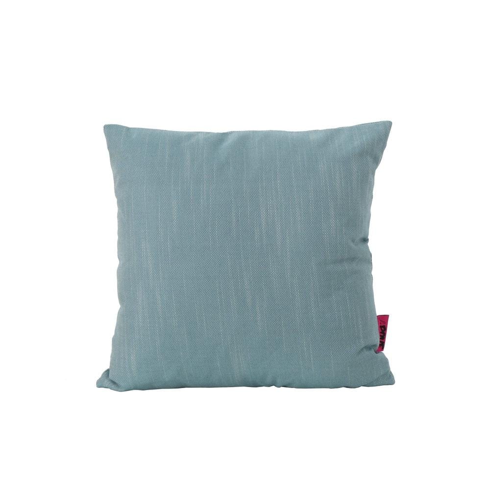 16 in. W x 16 in. H Teal Outdoor Throw Pillow, Water Resistant Lumbar ...