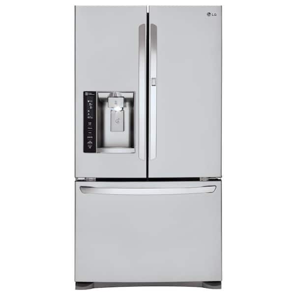 LG 26.6 cu. ft. French Door Refrigerator with Door-in-Door in Stainless Steel