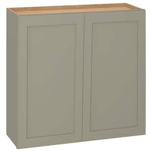 Westfield Dusk Gray Shaker Stock Assembled Wall Kitchen Cabinet (36 in. W x 12 in. D x 36 in. H)