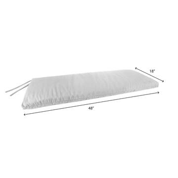 Jordan Manufacturing 48 in. L x 18 in. W x 3.5 in. T Oasis Gem Outdoor Rectangular Settee Swing Bench Cushion 9676PK1-2385D