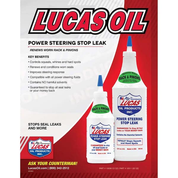 Lucas Oil 10008 Power Steering Stop Leak - 12 Ounce – Pittsburgh Power