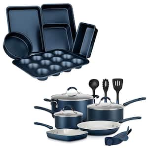Kitchenware 20-Piece Pots and Pans Set High qualified Basic Kitchen Cookware Set, Non-Stick