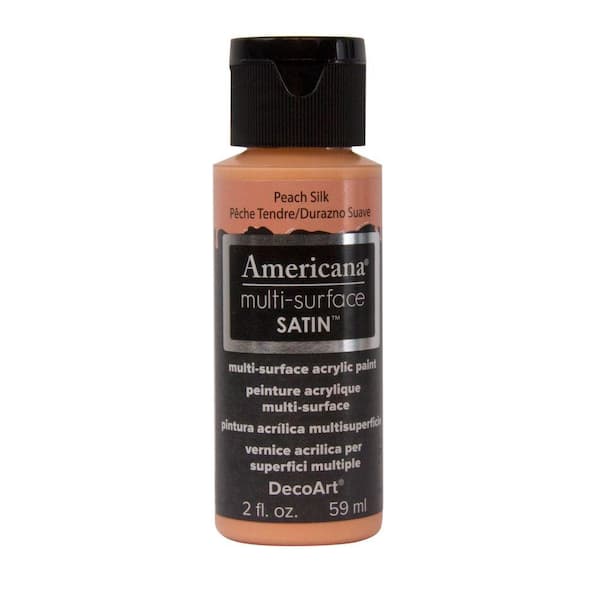 DecoArt Americana 2 oz. Peach Silk Satin Multi-Surface Acrylic Paint