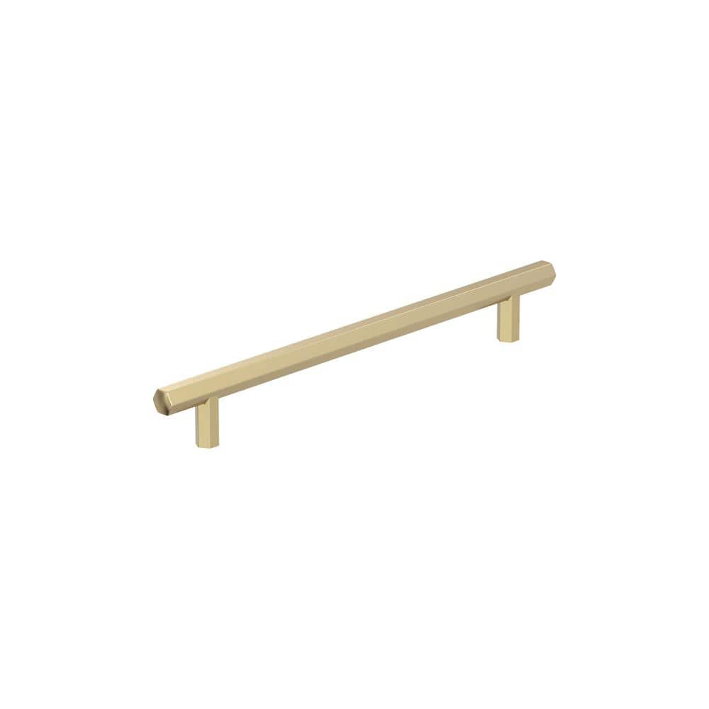 Golden Champagne Modern Bar Cabinet Pull with Mounting Hardware