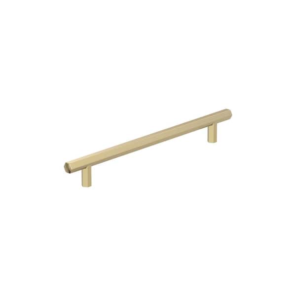 Caliber 7-9/16 in. (192mm) Modern Golden Champagne Bar Cabinet Pull