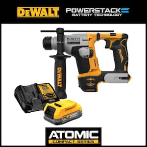 20V MAX Cordless Ultra-Compact 5/8 in. Hammer Drill and 20V MAX POWERSTACK Compact Battery Starter Kit