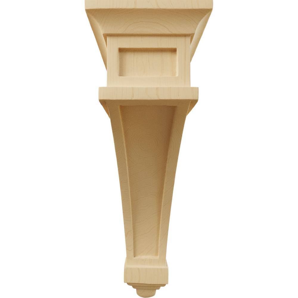 Alder Wood 4.5" x 10" x 13.75" Arlington Corbel