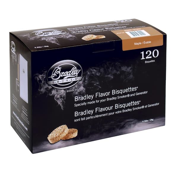Bradley Smoker Maple Flavor Bisquettes (120-Pack)